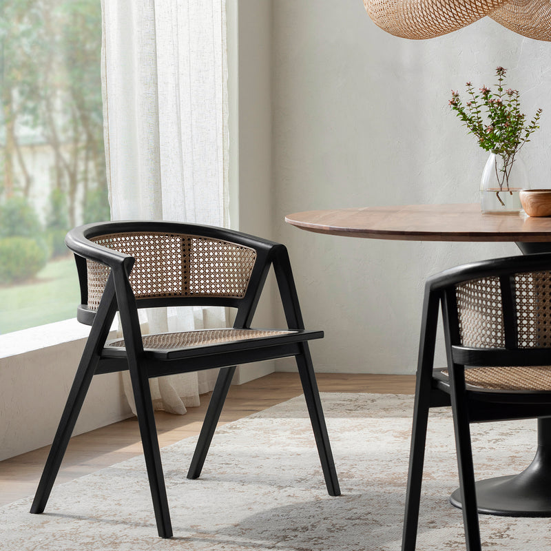 Yulin Arm Dining Chair Set of 2