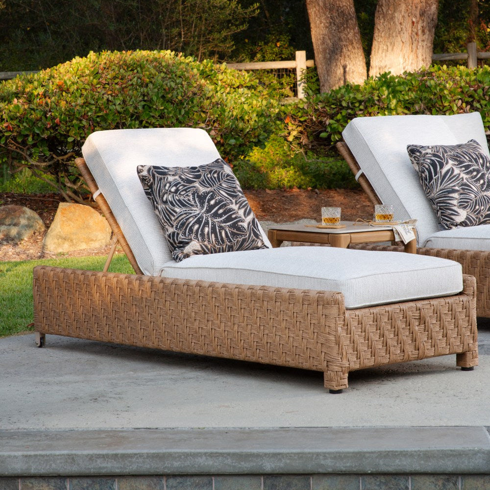 Margaritaville Catalina Outdoor Chaise in Poros Dune