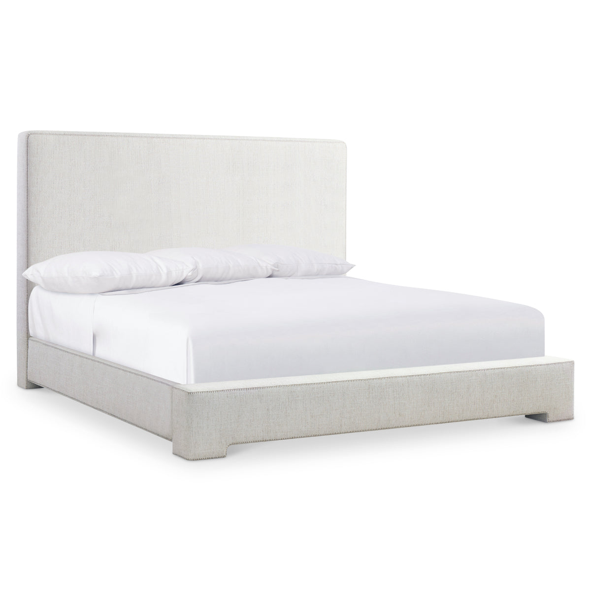 Bernhardt Asana Panel Bed in Beige, primary product view