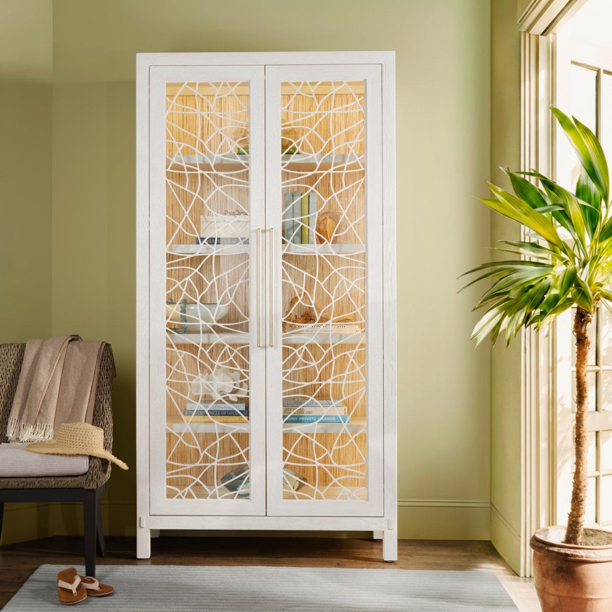 Margaritaville Duval Display Cabinet