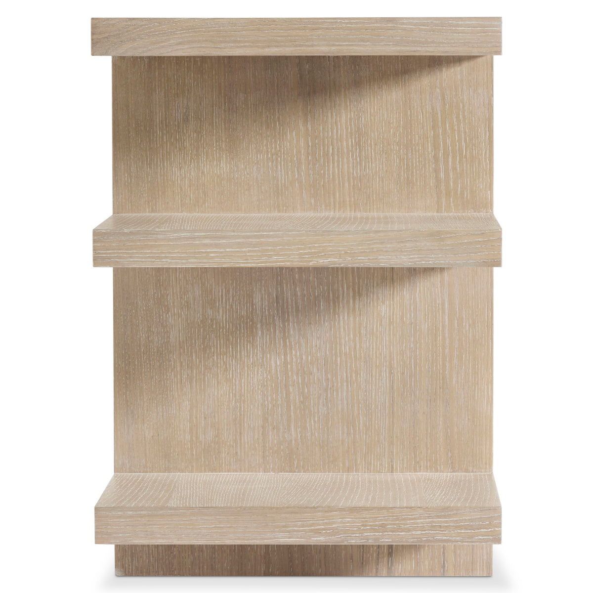 Bernhardt Living Asana 84" Console Table in Tan, detail view