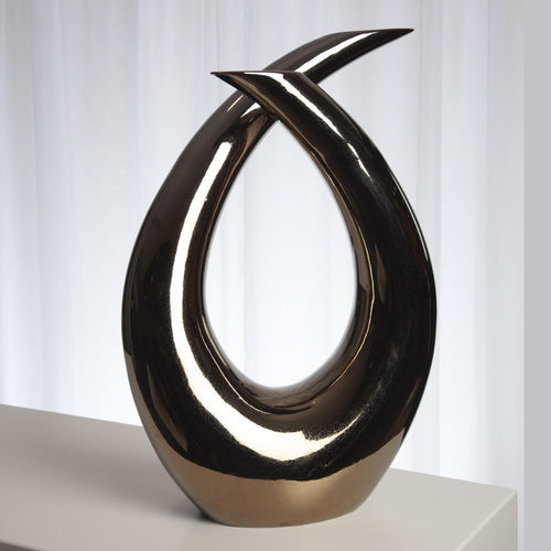 Global Views Loop Bronze Sculpture