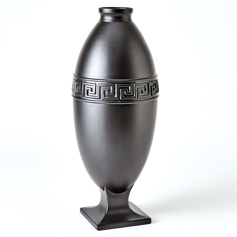 Global Views Greek Key Vase