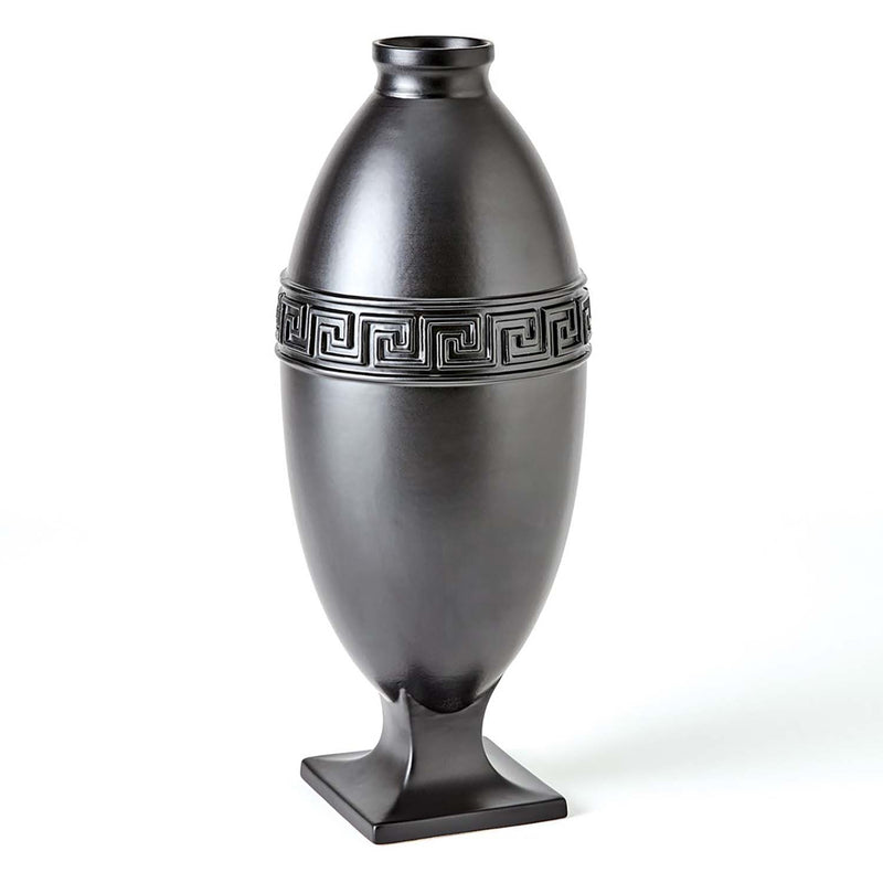 Global Views Greek Key Vase