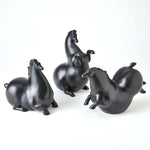 Global Views Friesian Horse Sculpture