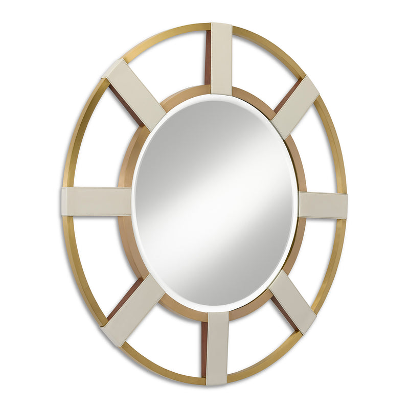 Currey & Co Camille Round Wall Mirror - Final Sale