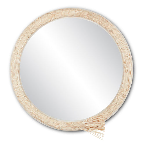 Jamie Beckwith for Currey & Co Seychelles Round Mirror