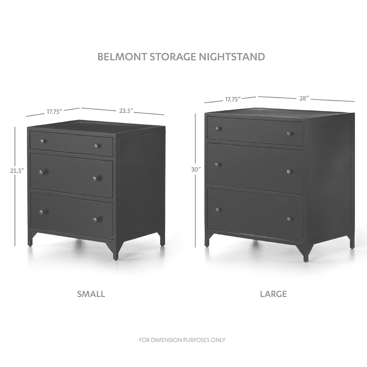Four Hands Belmont Storage Nightstand Set of 2