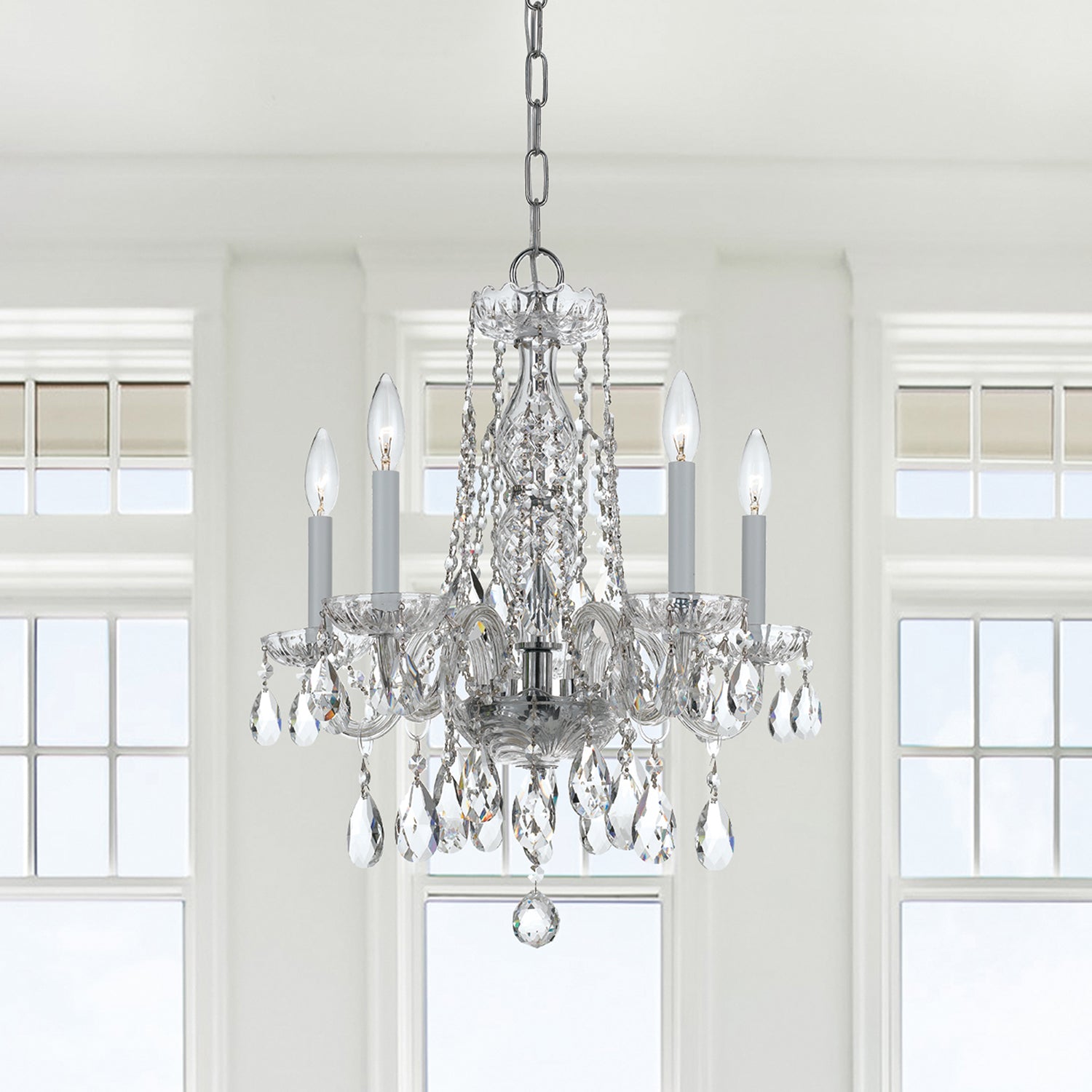 Crystorama Traditional Crystal 1061 5-Light Mini Chandelier