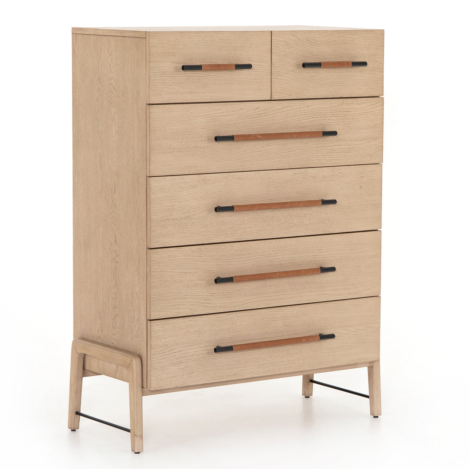 Four Hands Rosedale 6 Drawer Tall Dresser – Paynes Gray