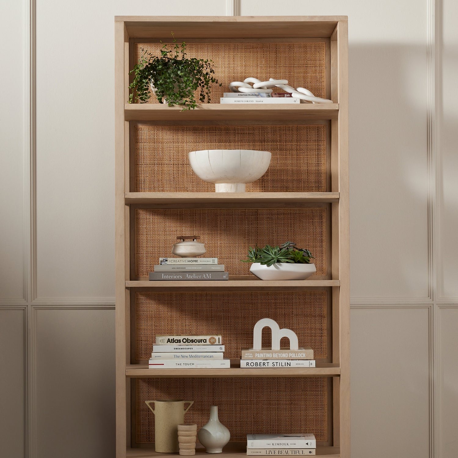 Four Hands Caprice Large Bookshelf Paynes Gray