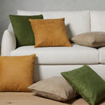 Four Hands Sevanne Embossed Leather Throw Pillow Set of 2