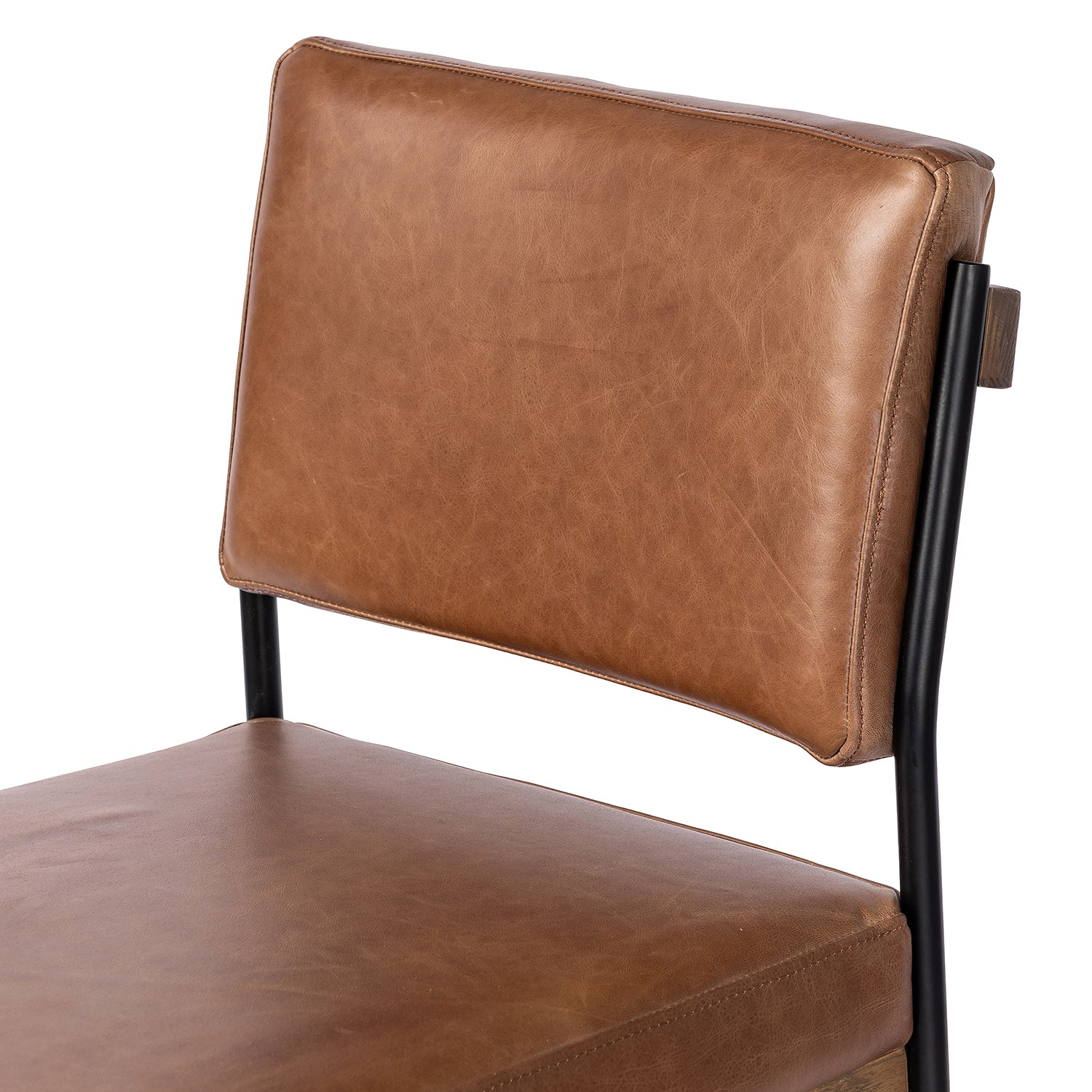 Four Hands Benton Leather Counter Stool Set of 2 - Final Sale