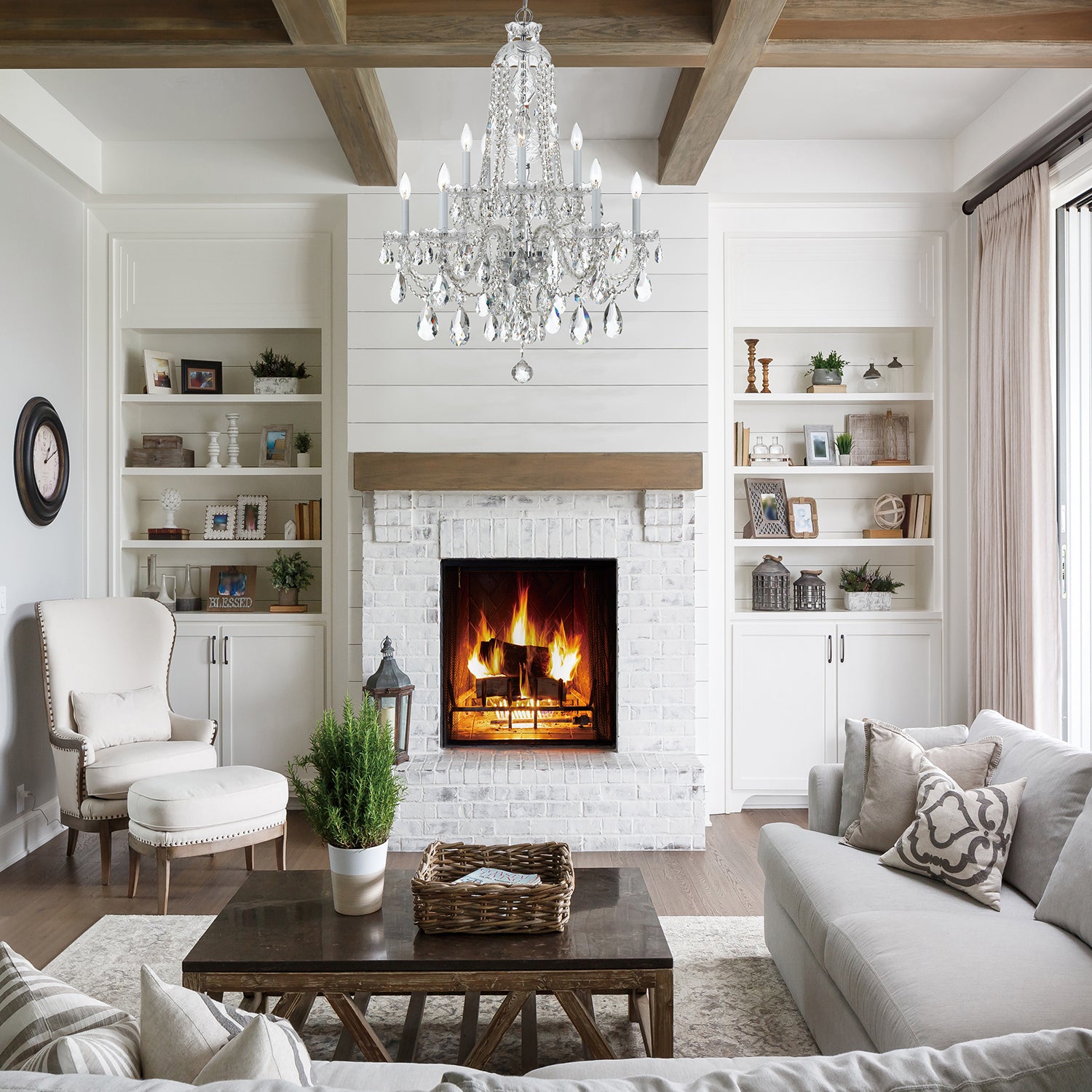 Crystorama Traditional Crystal 1110 10-Light Chandelier