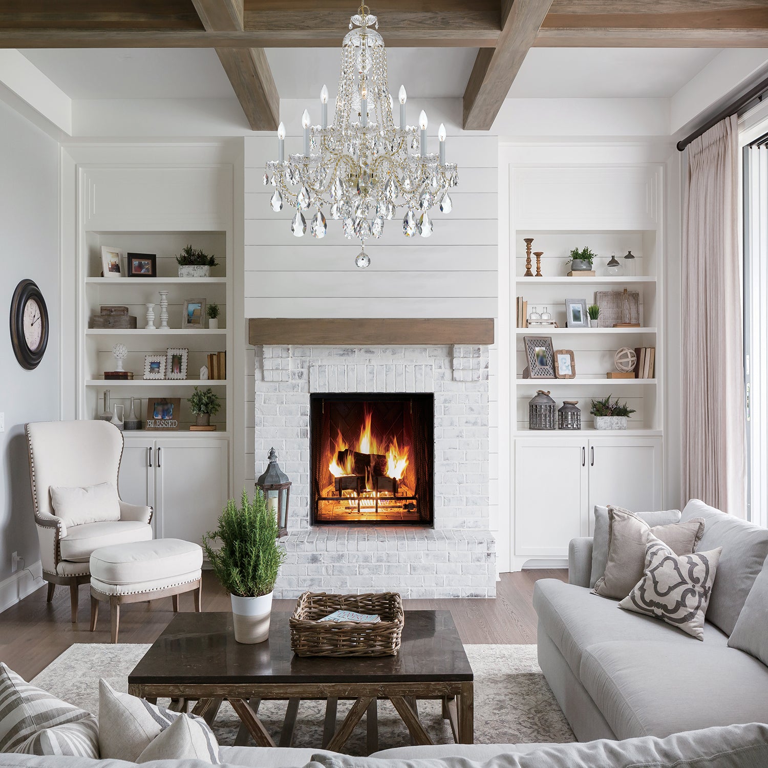 Crystorama Traditional Crystal 1110 10-Light Chandelier