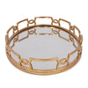 Bright Gold Metal Tray