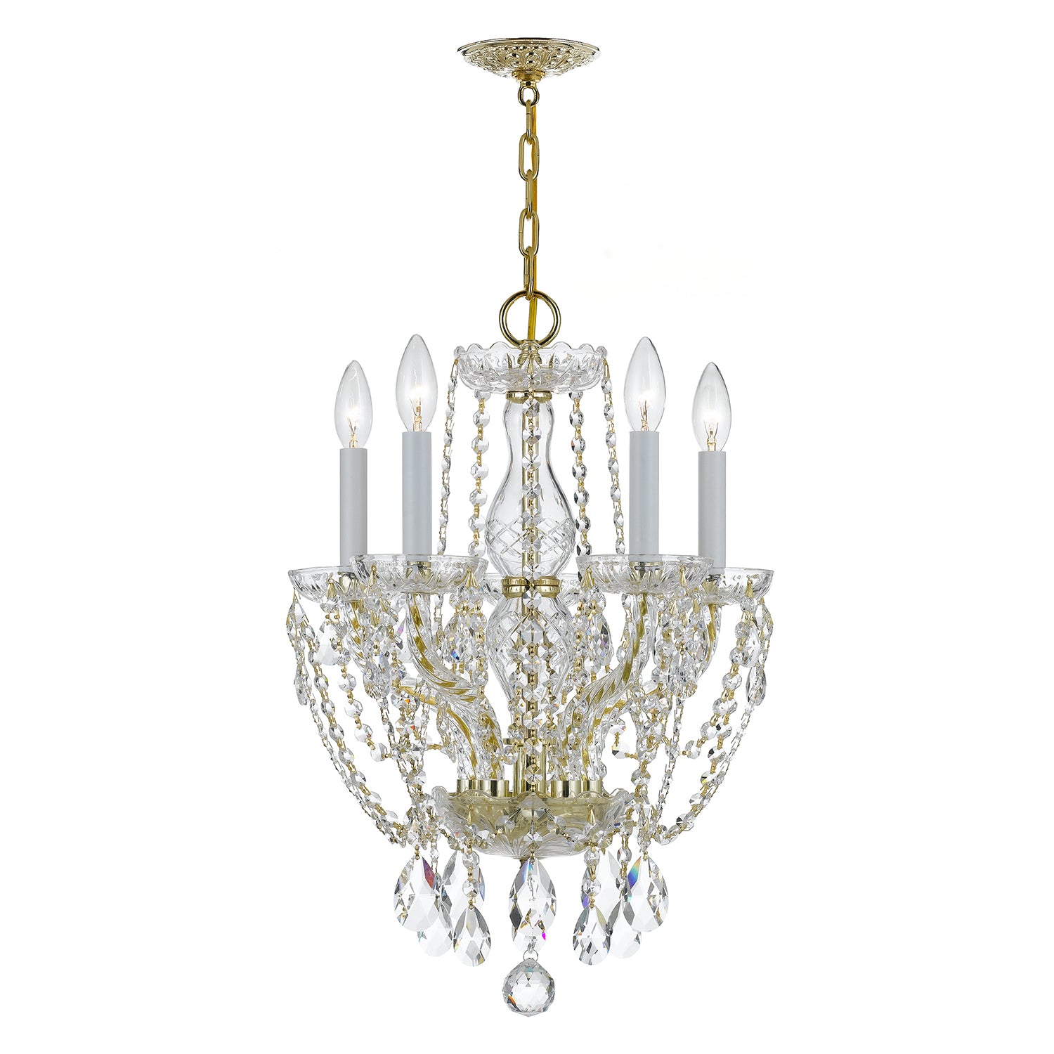 Crystorama Traditional Crystal 1129 5-Light Mini Chandelier
