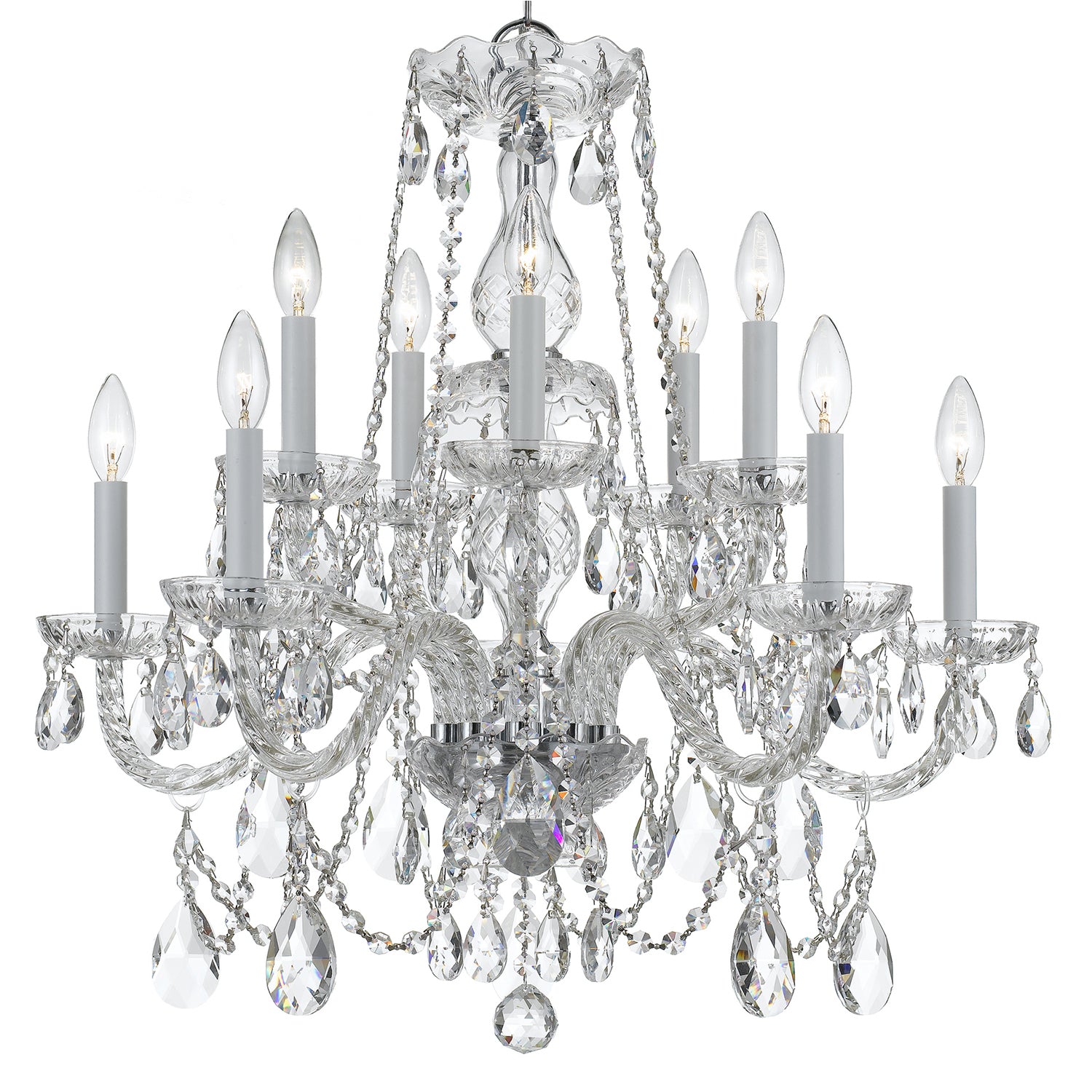 Crystorama Traditional Crystal 1130 10-Light Chandelier