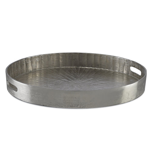 Currey & Co Luca Silver Tray - Final Sale