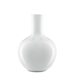 Currey & Co Imperial White Gourd Vase - Final Sale