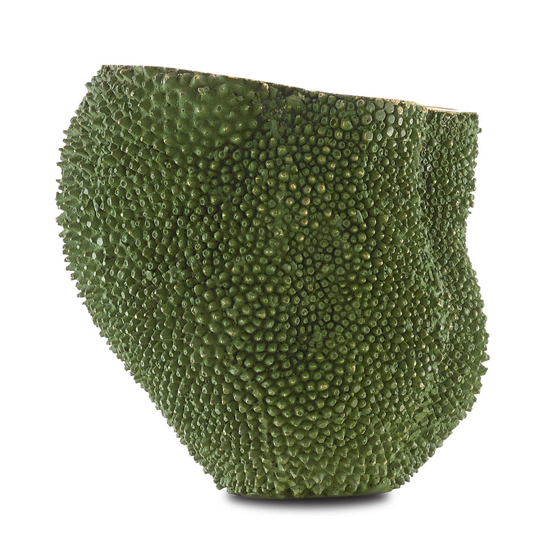 Currey & Co Jackfruit Vase Green