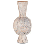 Currey & Co Marbleized Gray Tall Vase - Final Sale