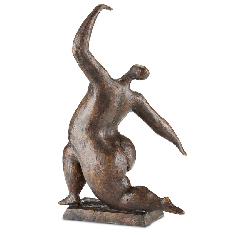 Currey & Co Stretching Dancer Bronze Sculpture - Final Sale