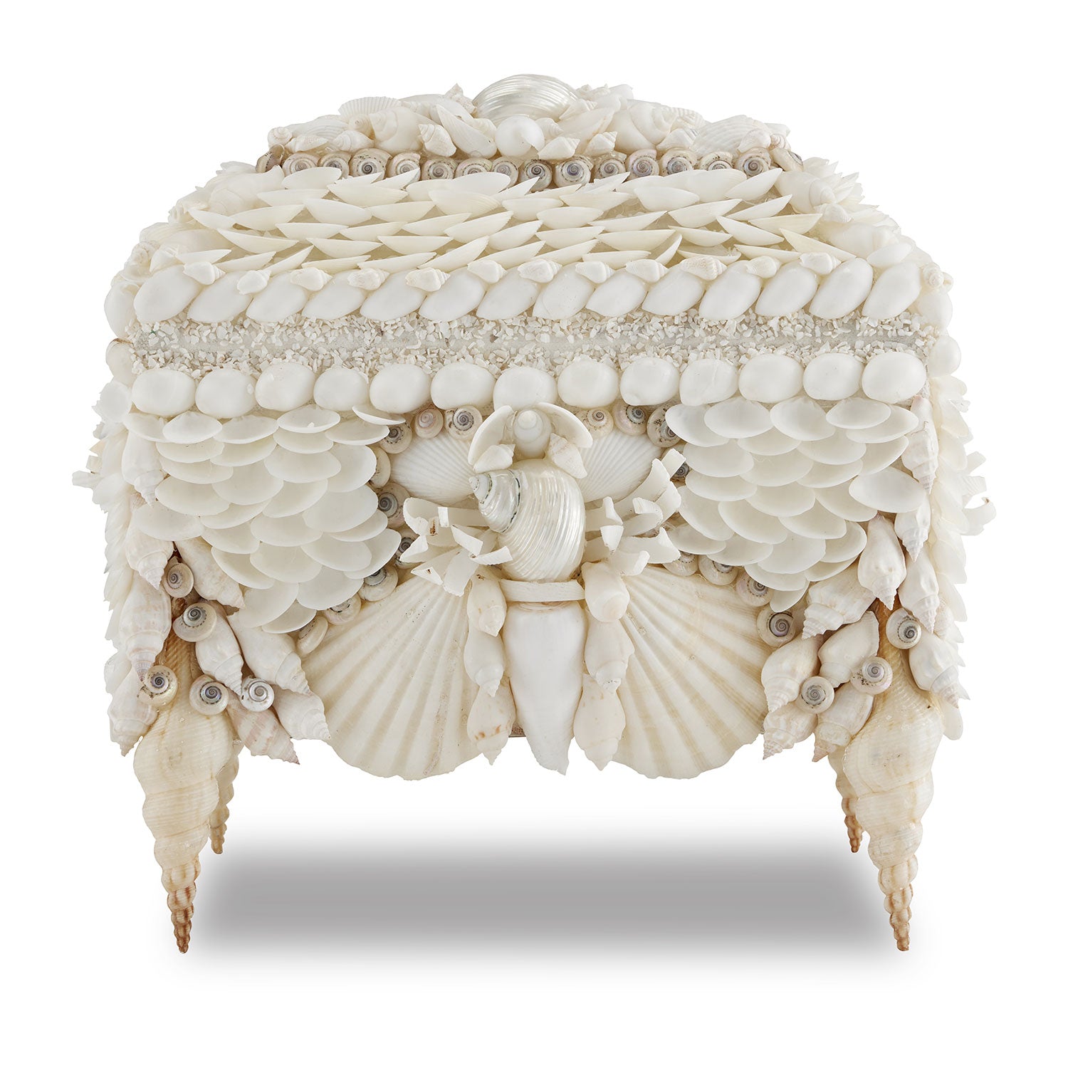 Currey & Co Boardwalk Shell Jewelry Box