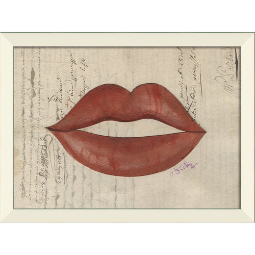 Lips 03 Framed Print