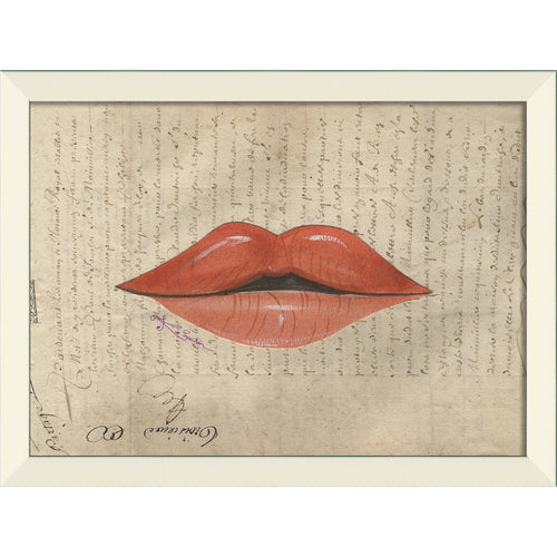 Lips 09 Framed Print