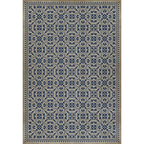 Pattern 21 - Mad Hatter Tea Party Vinyl Floorcloth