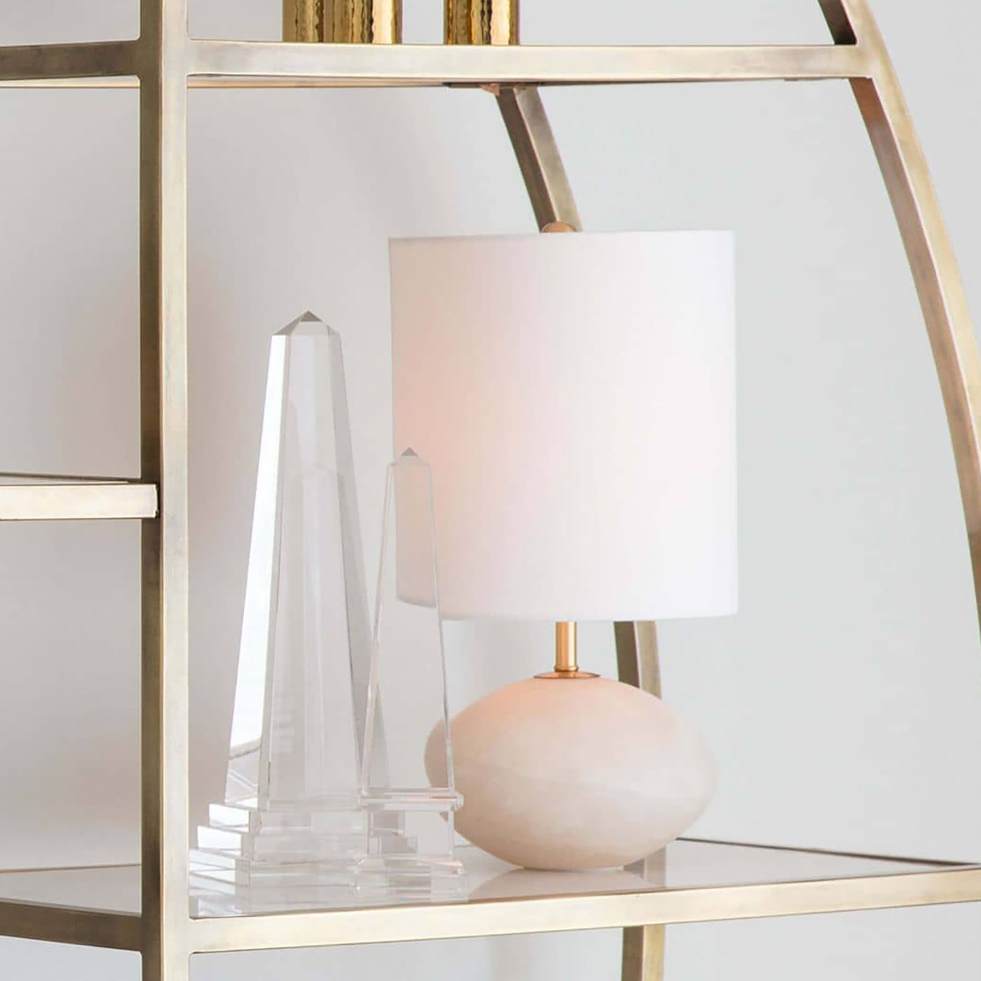 Regina Andrew Alabaster Mini Orb Lamp