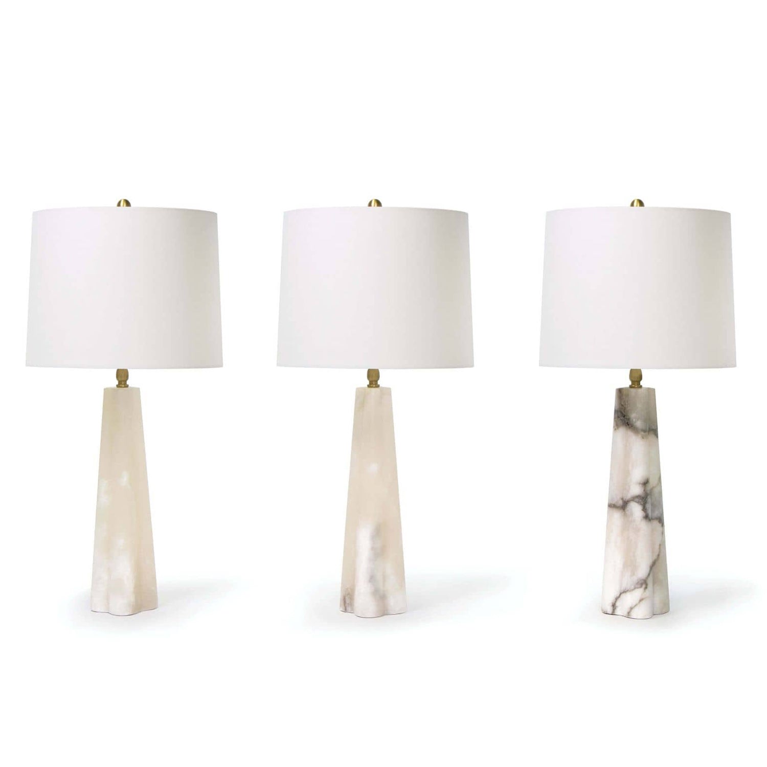 Regina Andrew Quatrefoil Alabaster Table Lamp