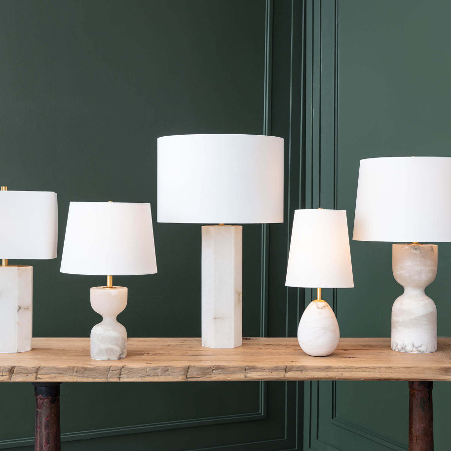 Regina Andrew Jared Alabaster Mini Table Lamp