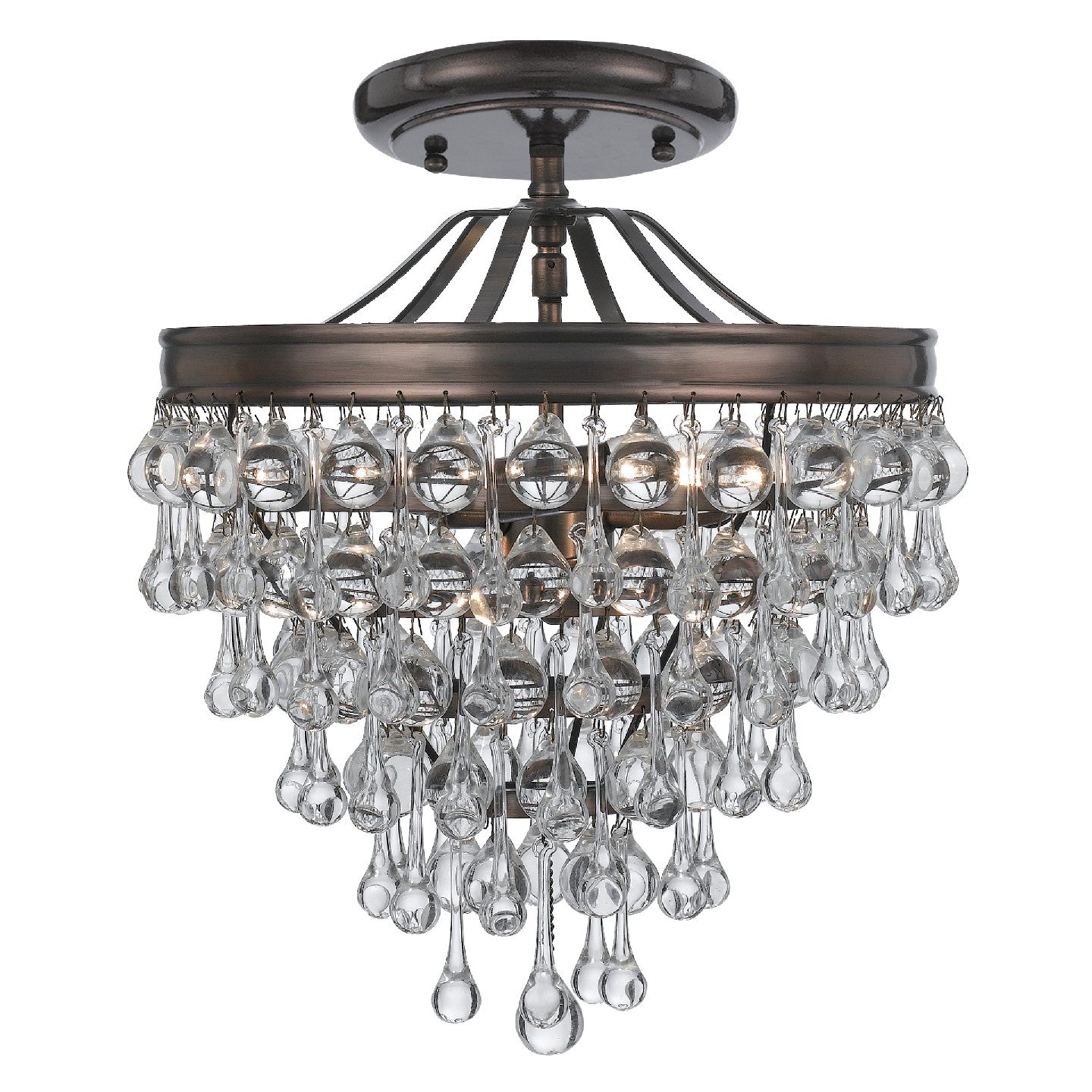 Crystorama Calypso Semi Flush Ceiling Mount