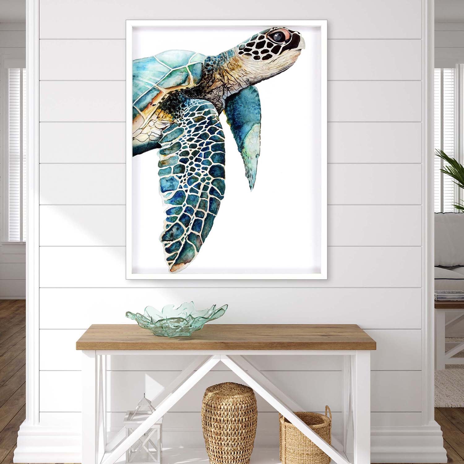 Hatfield Great Sea Turtle Framed Art
