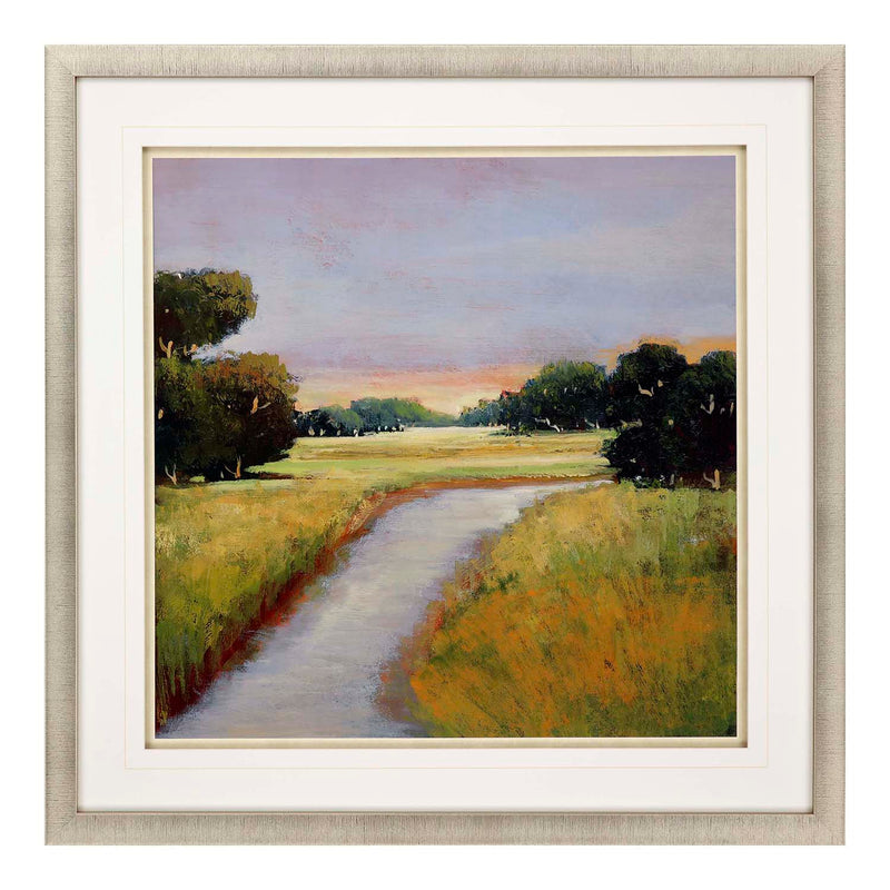 Langford Golden Marsh Framed Art