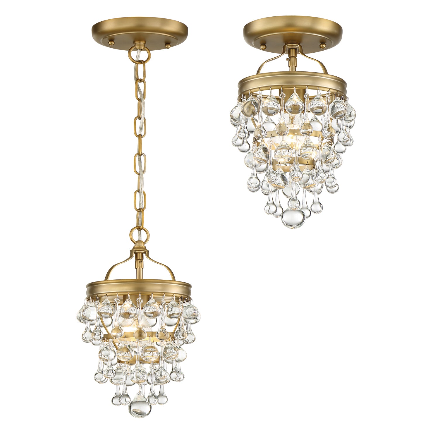Crystorama Calypso 1-Light Mini Chandelier