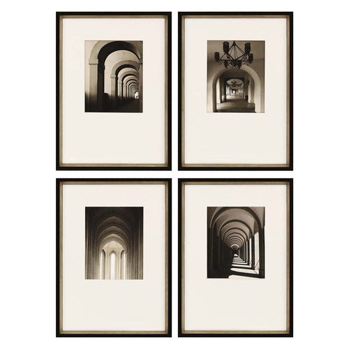 Langdon Arches in Light Framed Art Set of 4