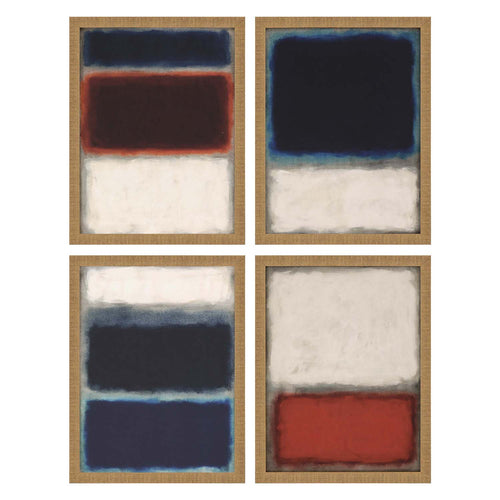 Gunnarsdottir Color Blocks Framed Art Set of 4