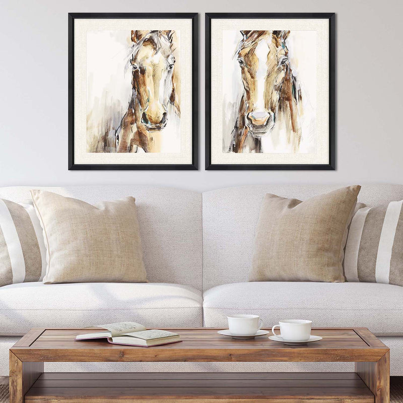 Harper Gift Horse Framed Art Set of 2