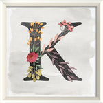 Garden Alphabet K Framed Print