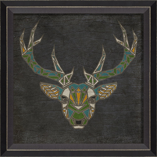 Deer Totem Framed Print