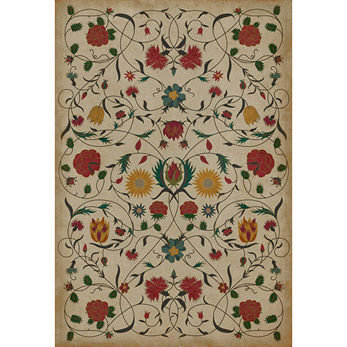 Floral - Abigail Vinyl Floorcloth