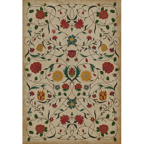 Floral - Abigail Vinyl Floorcloth