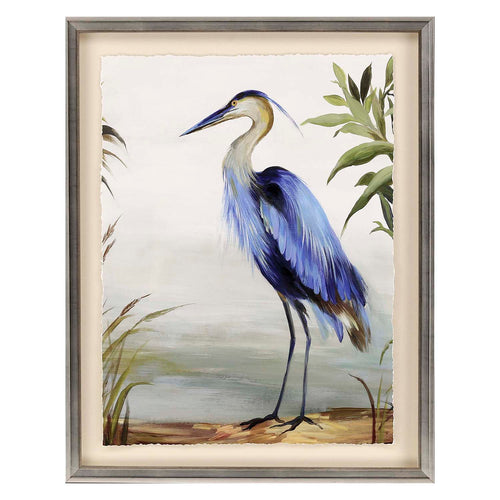 Wilson Blue Heron Framed Art