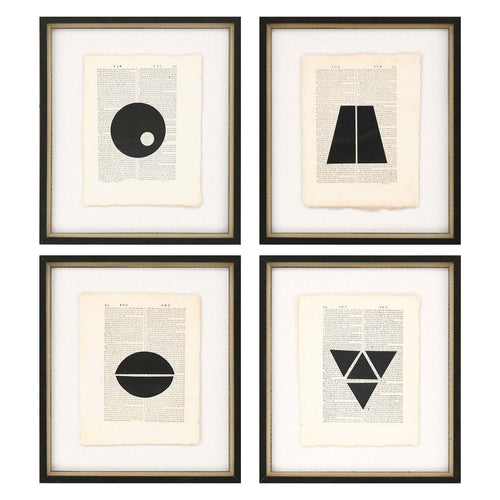 Burney Geometrics II Framed Art Set of 4