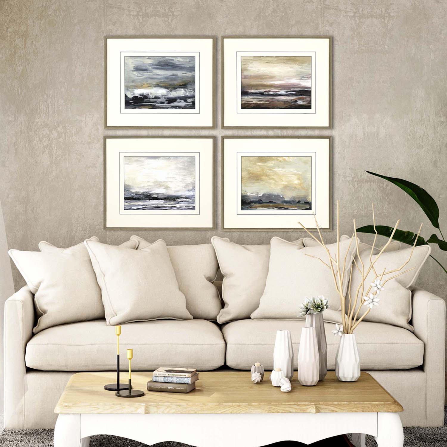 Gordan New Perspective Framed Art Set of 4