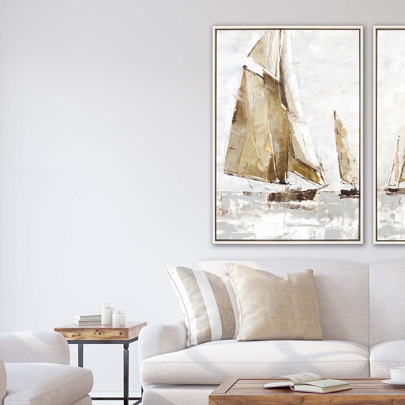 Harper Golden Sails I Canvas Art
