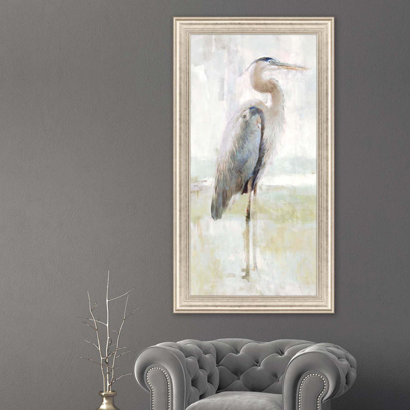 Micher Great Blue Heron Framed Art